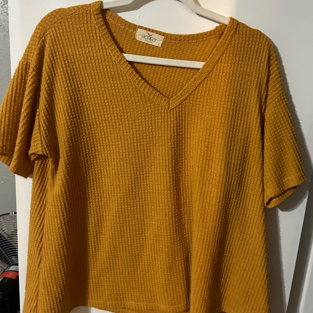 Knitted crop top